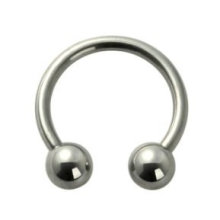 Fashion 316L Stainless Steel Body Piercing Circular Barbell